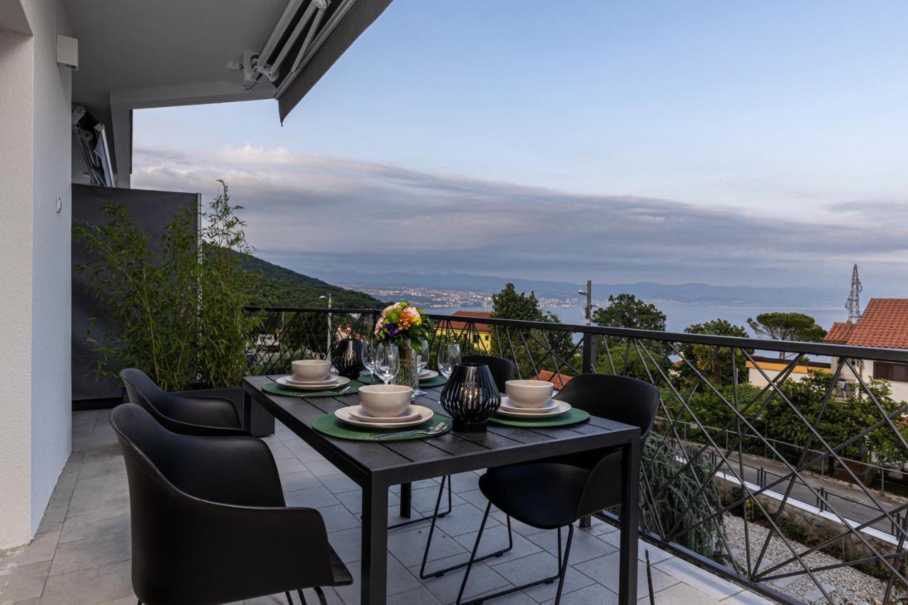 Villa Adriatic, Apartment Chiara With Sea View And Heated Swimming Pool, Free Private Parking, Icici Exterior foto