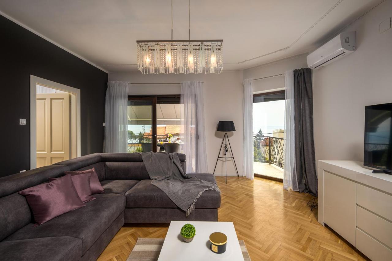 Villa Adriatic, Apartment Chiara With Sea View And Heated Swimming Pool, Free Private Parking, Icici Exterior foto