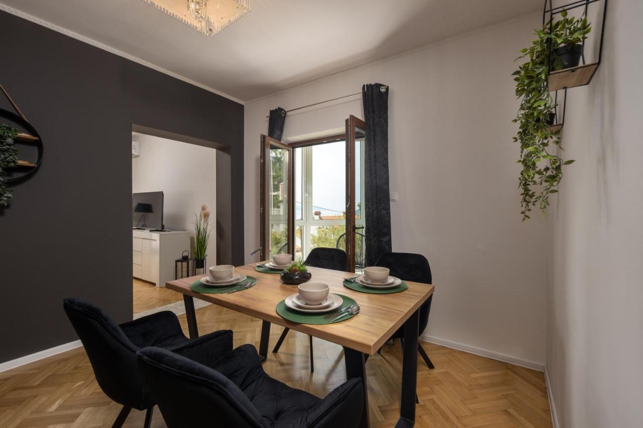 Villa Adriatic, Apartment Chiara With Sea View And Heated Swimming Pool, Free Private Parking, Icici Exterior foto