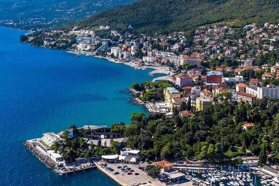 Villa Adriatic, Apartment Chiara With Sea View And Heated Swimming Pool, Free Private Parking, Icici Exterior foto